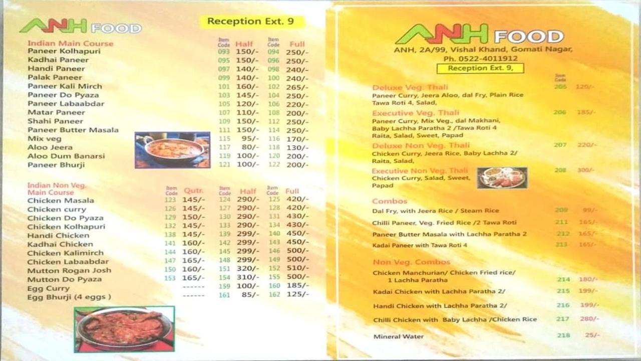 Anh Hotel Lucknow Exterior foto